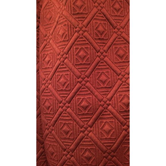 Betsey Johnson Long Sleeve Round Neck Dress Size 12 Burgundy NWT 80s - Picture 9 of 16